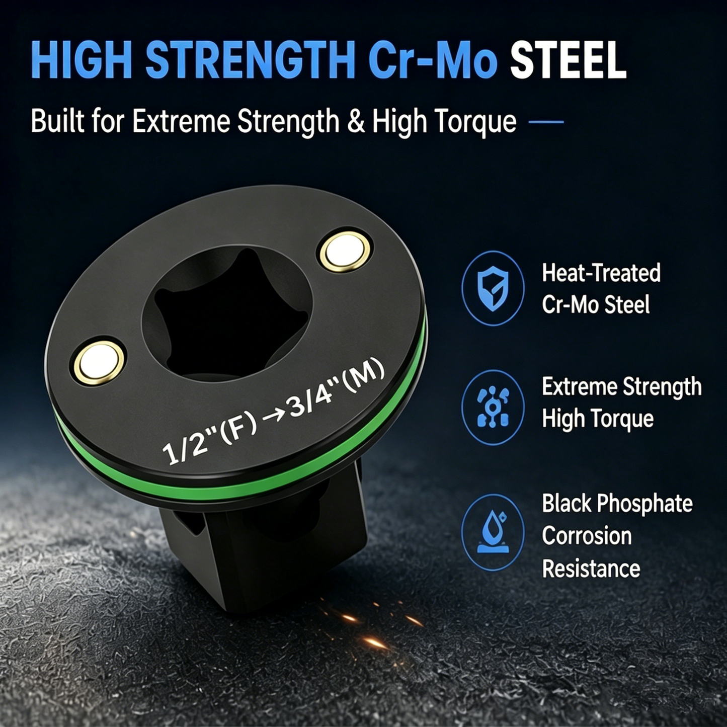 2026 Upgraded Low Profile Impact Socket Adapter Set