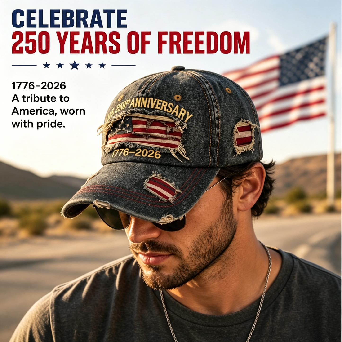 🔥Hot Seller | USA 250th Anniversary Vintage Baseball Cap