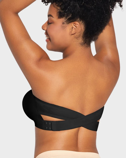 ⏰Buy 1 Get 1 Free💕Non-Slip Crossover Side Hook Bandeau Bra