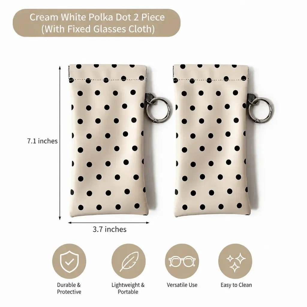 🏆75K+ SOLD!🕶️ Soft PU Leather Sunglasses Pouch