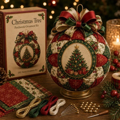 ❤️Beginner-Friendly🎄Christmas Classics Patchwork Ornament DIY Kit