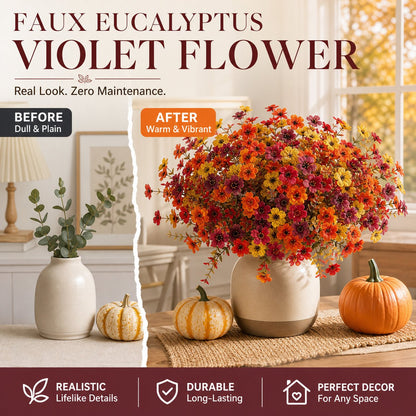 🔥Bestseller🍂Fall & Halloween Fake Flower Bouquet🧡