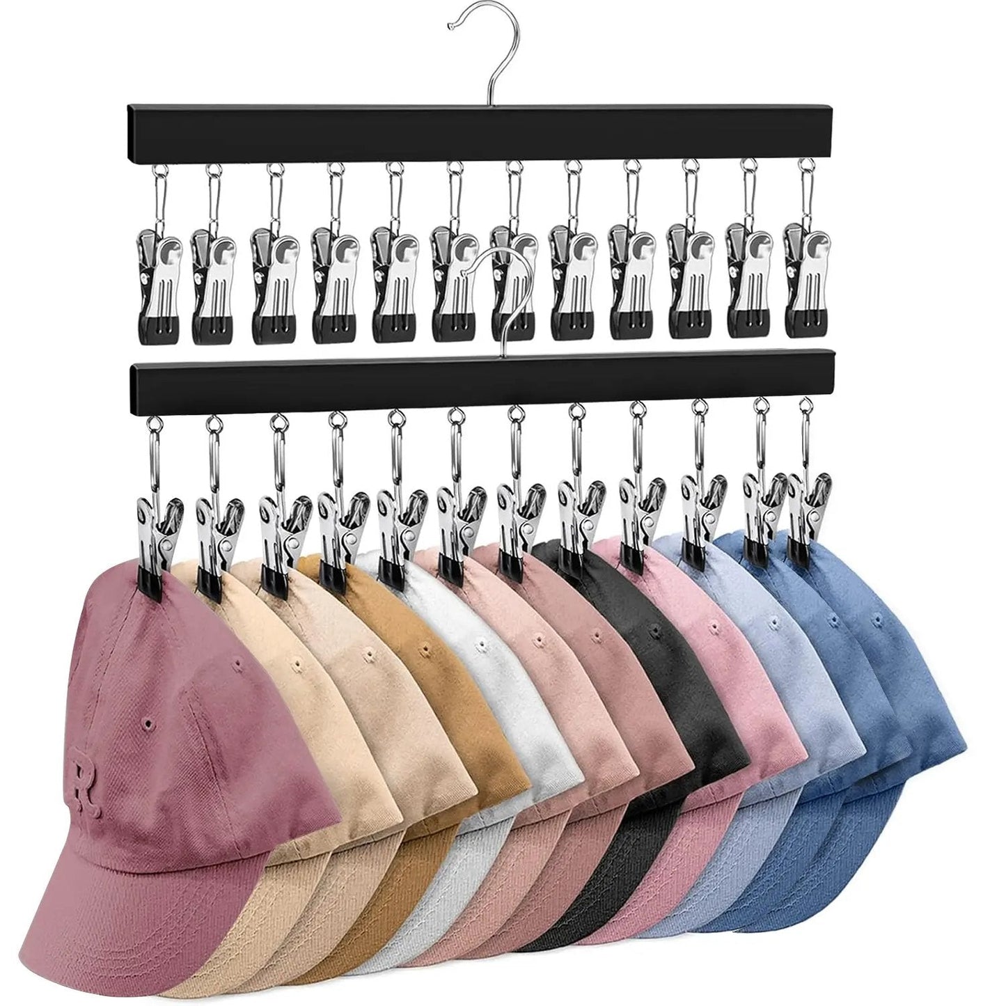 🔥 Must-Have Home Organizer | Wooden Hanging Clip Organizer