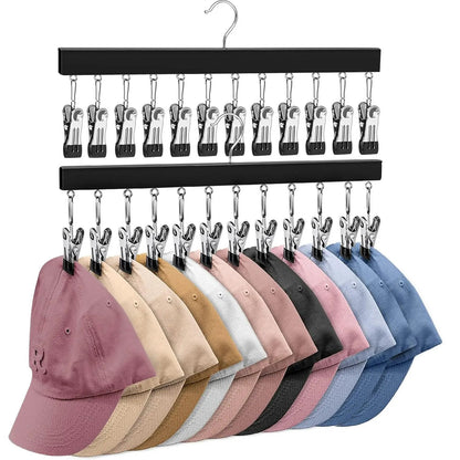 🔥 Must-Have Home Organizer | Wooden Hanging Clip Organizer