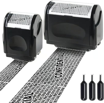 🔥HOT SALE 49% OFF✨Privacy Protection Security Roller Stamp — Address & Billing Info Blocker, Home & Office Mailing Essentials 100m Long-Lasting Roll