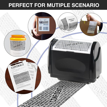 🔥HOT SALE 49% OFF✨Privacy Protection Security Roller Stamp — Address & Billing Info Blocker, Home & Office Mailing Essentials 100m Long-Lasting Roll