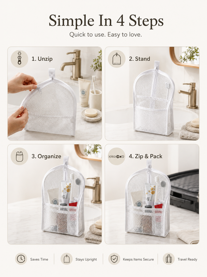 Standli – Self Standing Travel Toiletry Pouch