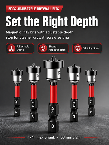 🛠️Hot-selling tool | Over 1,000 units sold daily | Drywall screwdriver bit