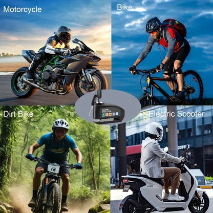 🛡️ Motorcycle Disc Brake Lock Alarm | 110dB Anti-Theft Security