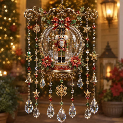 🎄 Limited-Time 50% OFF – Christmas Wind Chime with Crystal Drops🔔