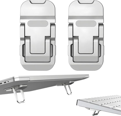 2 Pcs Zinc Alloy Foldable Laptop Stand
