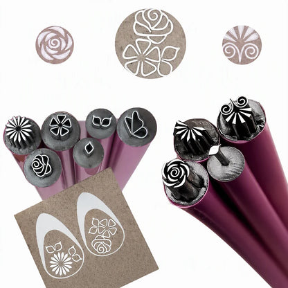 🔥Nail Art Stamp Pen Set – Floral & Butterfly Nail Design Tool