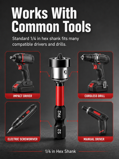 🛠️Hot-selling tool | Over 1,000 units sold daily | Drywall screwdriver bit