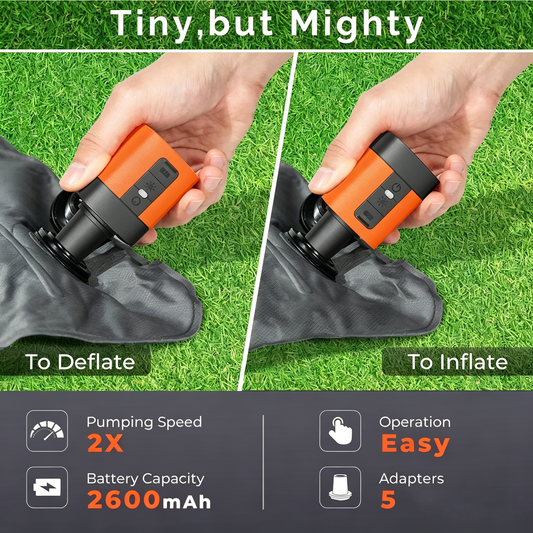 Portable Mini Air Pump for Air Mattress & Pool Floats