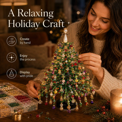 🎁 Unique Christmas Gift 2026 | DIY Beaded Christmas Tree Craft Kit for Creative Holiday Fun