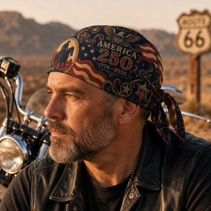 Last Day 49% OFF🔥America 250 Cycling Pirate Hat / Biker Headwrap