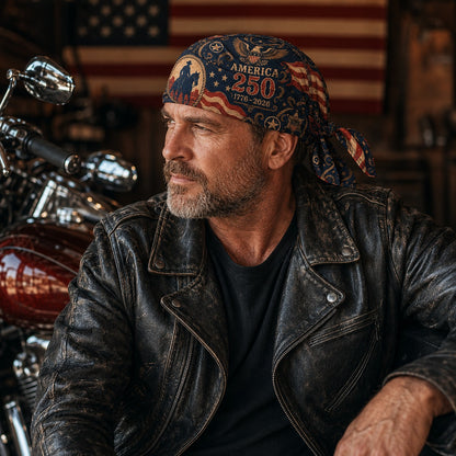 Last Day 49% OFF🔥America 250 Cycling Pirate Hat / Biker Headwrap