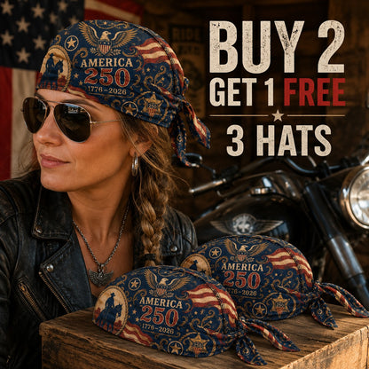 Last Day 49% OFF🔥America 250 Cycling Pirate Hat / Biker Headwrap