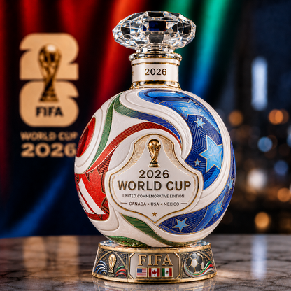 ⚽ Own the Glory: 2026 World Cup Match Ball Decanter – Heritage Edition