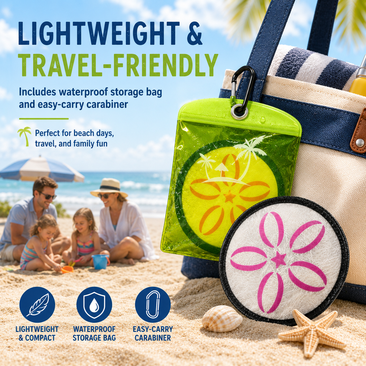 🔥Best Seller | Portable Beach Sand Remover Bag