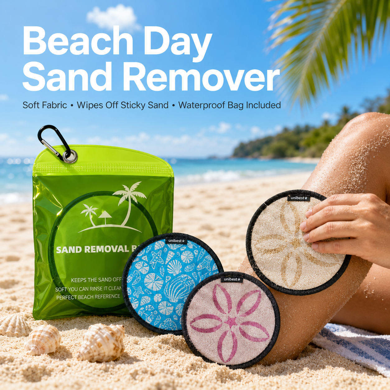 🔥Best Seller | Portable Beach Sand Remover Bag