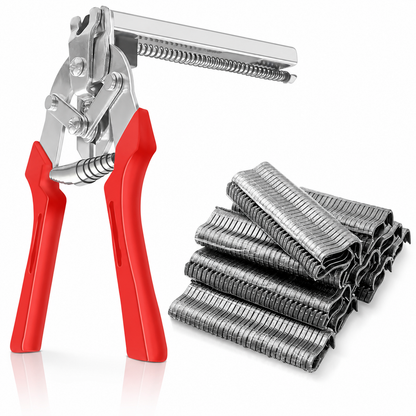 🔥Hot Seller | Hog Ring Pliers Kit with 600 M-Clips