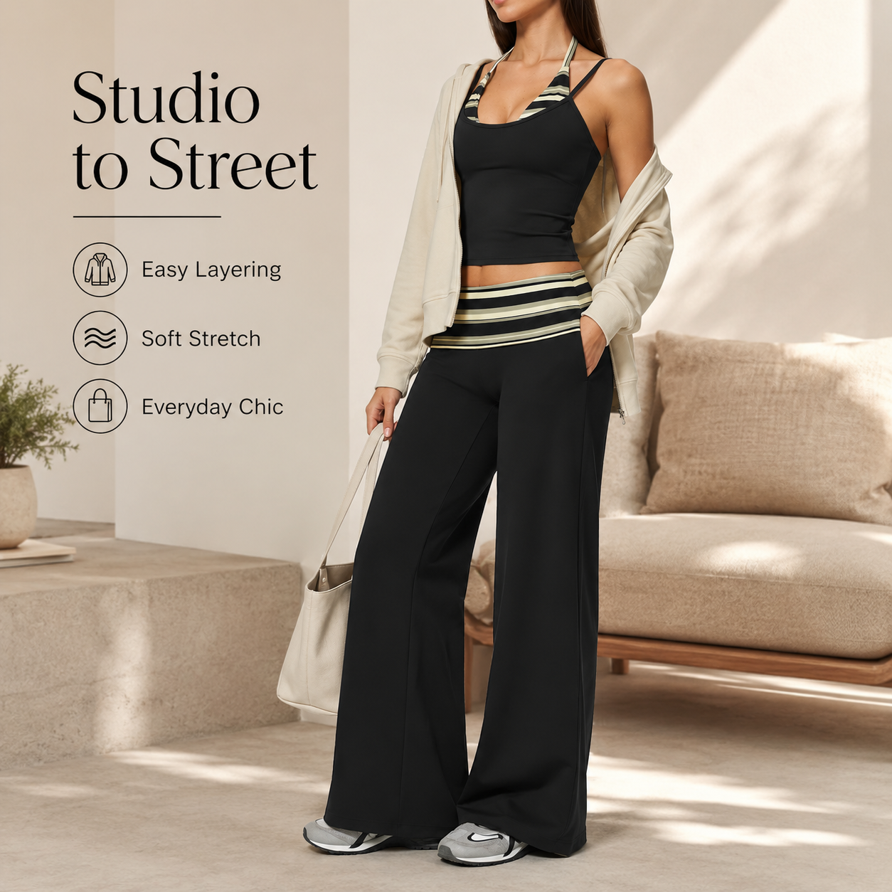💥New Arrival | Women's 2-Piece Casual Athletic Set Ultra-stretchy