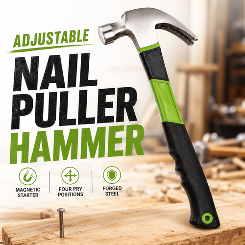 🔥 Hot Sale | Steel 16 oz. Indexing Claw Hammer