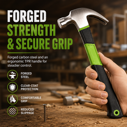 🔥 Hot Sale | Steel 16 oz. Indexing Claw Hammer
