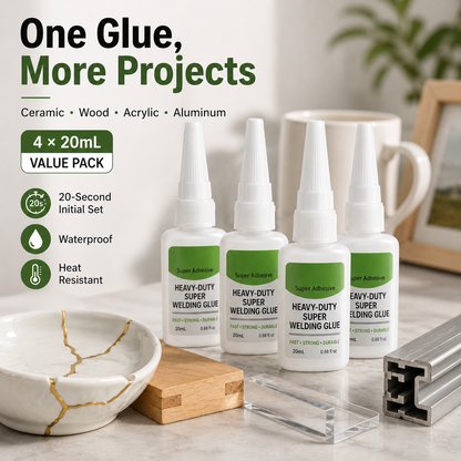 🔥Bestseller｜4PCS Fast-Setting CA Glue
