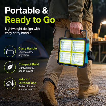 🔥 Hot Sale | Solar Rechargeable LED Work Light