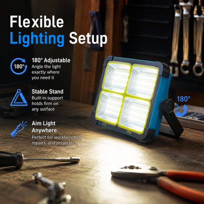 🔥 Hot Sale | Solar Rechargeable LED Work Light