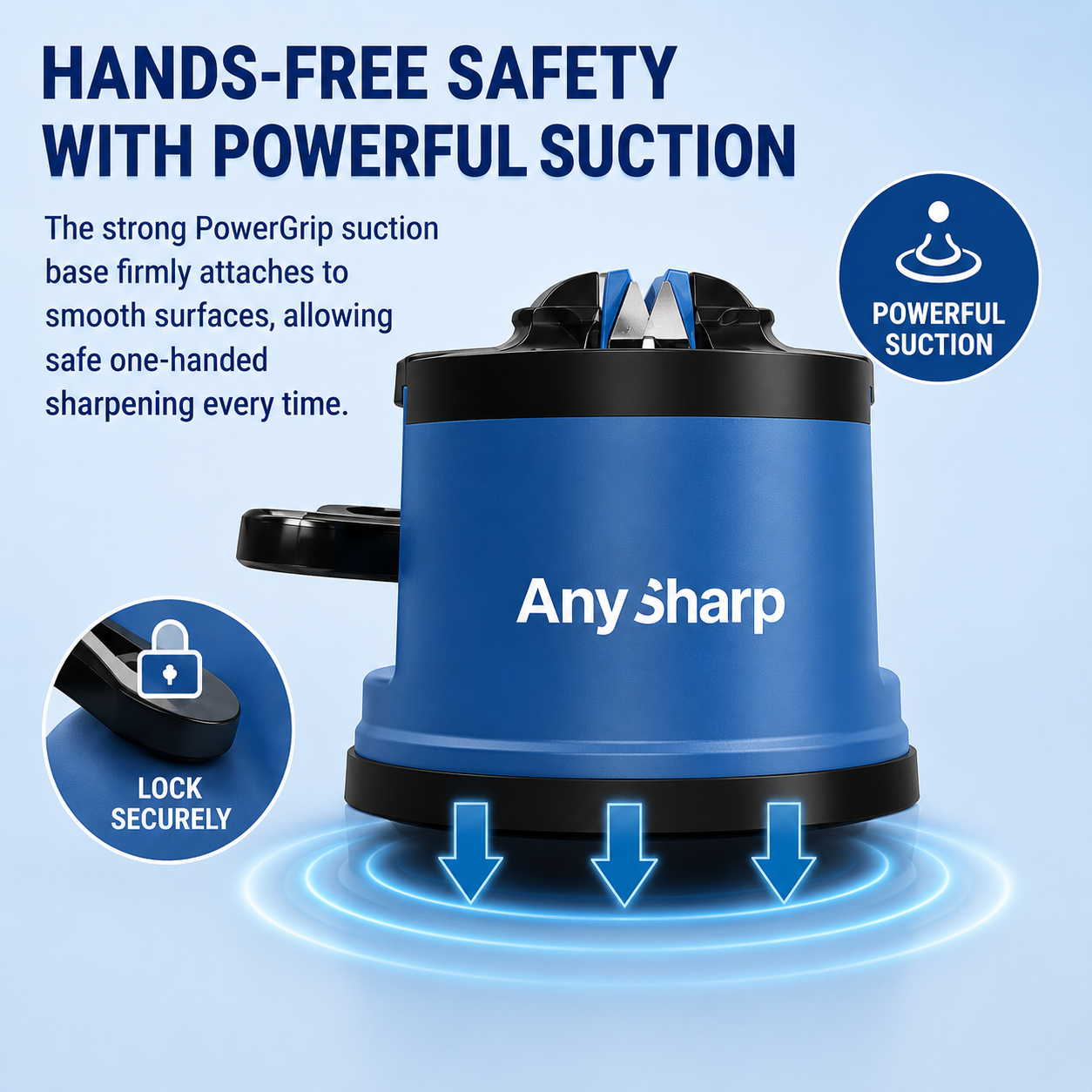 🔥 Kitchen Essential | Hands-Free Knife Sharpener