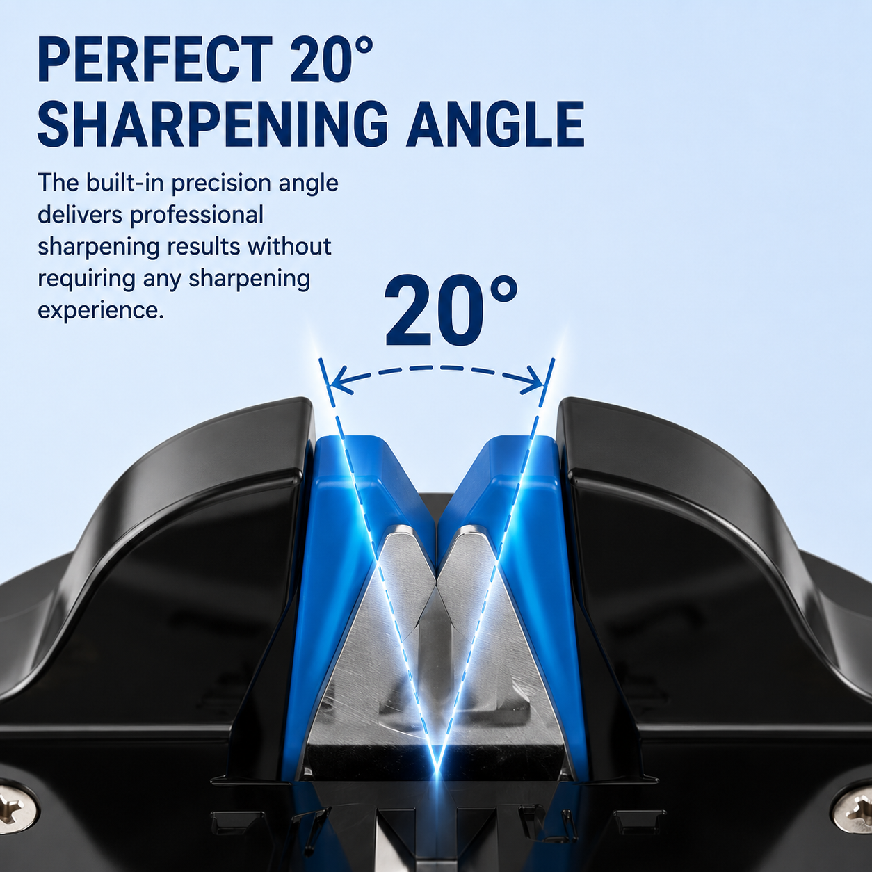 🔥 Kitchen Essential | Hands-Free Knife Sharpener
