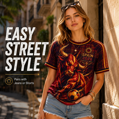 💥New Launch 🔥2026 Spain Theme T-Shirt