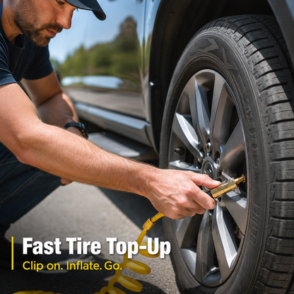 🔥Hot Sale 49% OFF🔥Tire Air Chuck with Clip Adapter