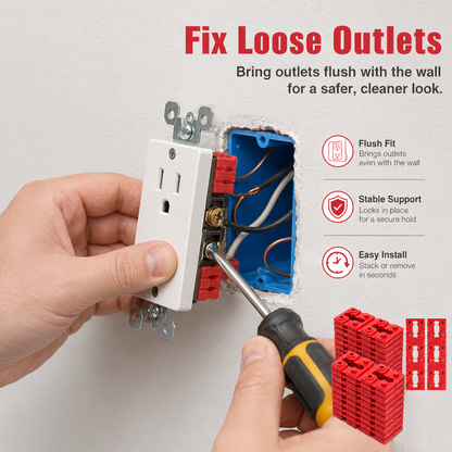 🔥Hot Sale 49% OFF | 48 PCS Outlet Spacers for Electrical Box