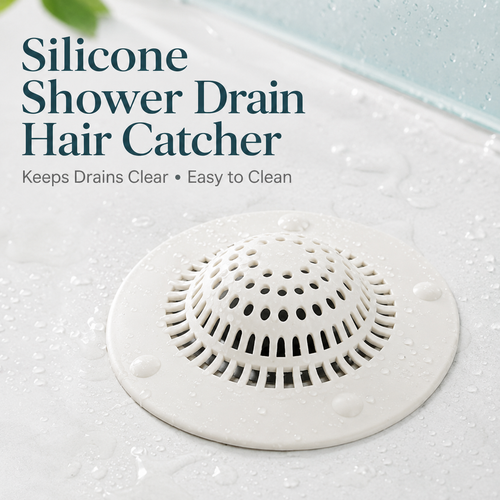 💦Shower Drain Hair Catcher — Prevents Clogs and Reduces Bathtub Odors