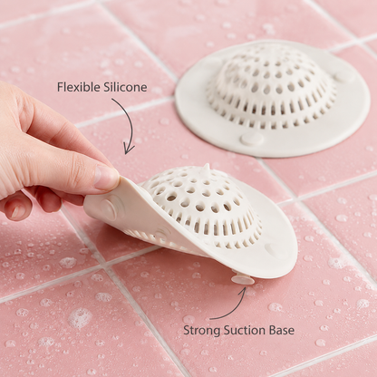 💦Shower Drain Hair Catcher — Prevents Clogs and Reduces Bathtub Odors