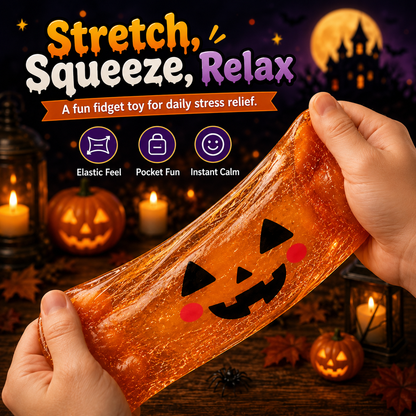 🎃 Glitter Ghost Squeeze Toys – Spooky Fidget Set for Halloween Party Favors & Stress Relief