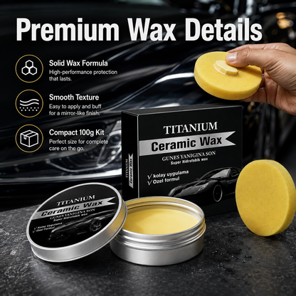 🚗 Hot Deal | Titanium Ceramic Car Wax – Long-Lasting Protection
