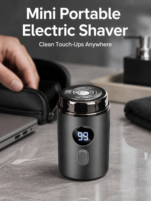 🔥 Hot Sale Mini Portable Electric Shaver for Men & Women – USB Rechargeable Waterproof Razor