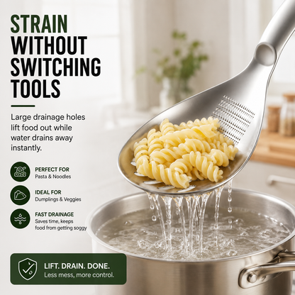 🥄304 Stainless Steel Multifunctional Kitchen Spoon