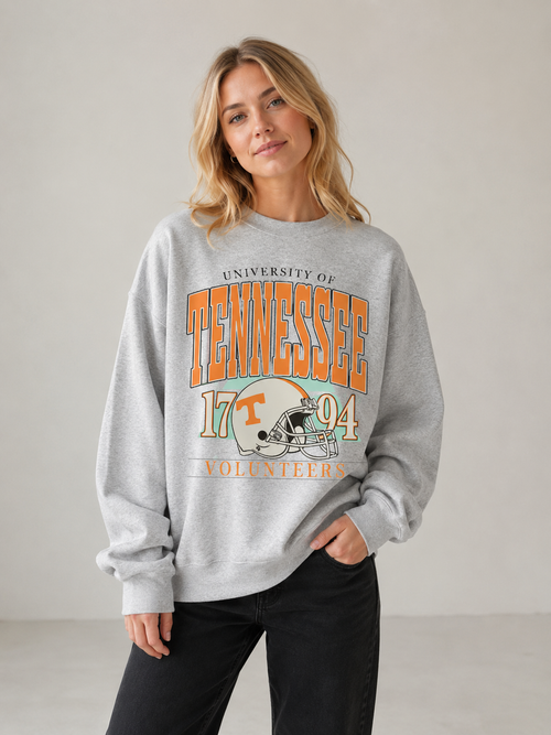 🔥 Retro Style Pick Unisex Vintage College Football Crewneck Sweatshirt