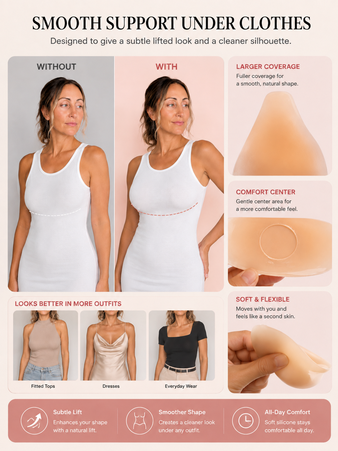 ✨ Confidence Boost Lift Nipple Covers for a Natural-Looking Lift