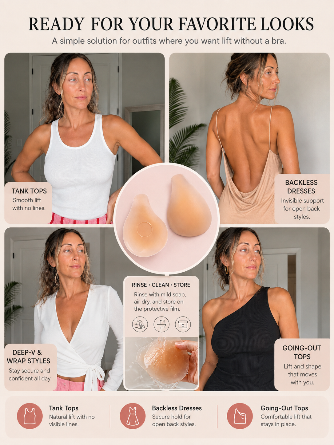 ✨ Confidence Boost Lift Nipple Covers for a Natural-Looking Lift