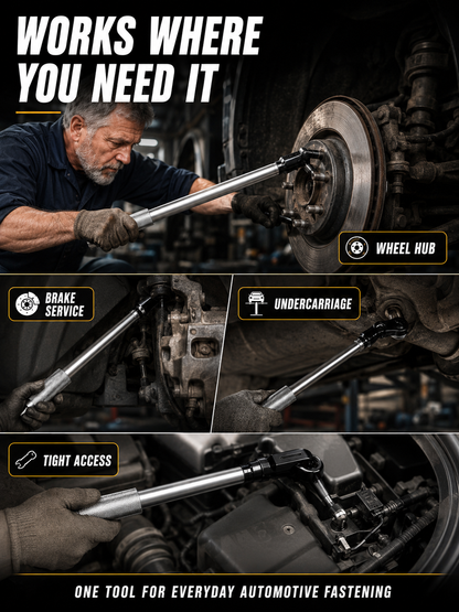 🔧 Hot Deal 1/2 Inch Wrench Extension Bar — Compact Alloy Steel Tool for Easy Nut & Bolt Fastening