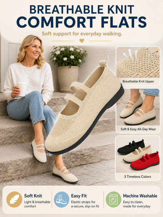 💖 Style Pick ✨ Women’s Round Toe Ballet Flats — Strappy Comfortable Shoes for Work & Casual Wear