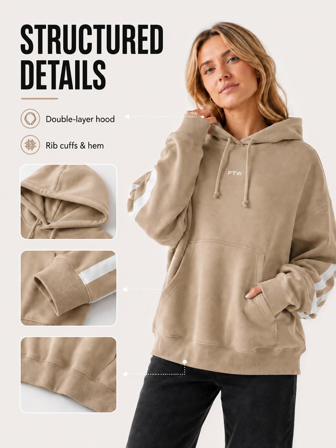 💫 Special Savings Women’s Kangaroo Pocket Sweatshirt — Casual Everyday Comfort