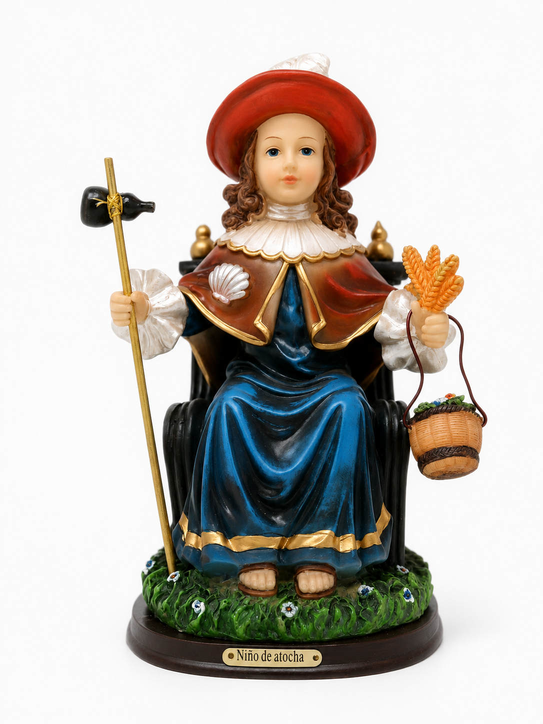 🙏 Spiritual Decor ✨ Santo Niño de Atocha Holy Child Figurine for Home & Prayer Spaces 🕊️